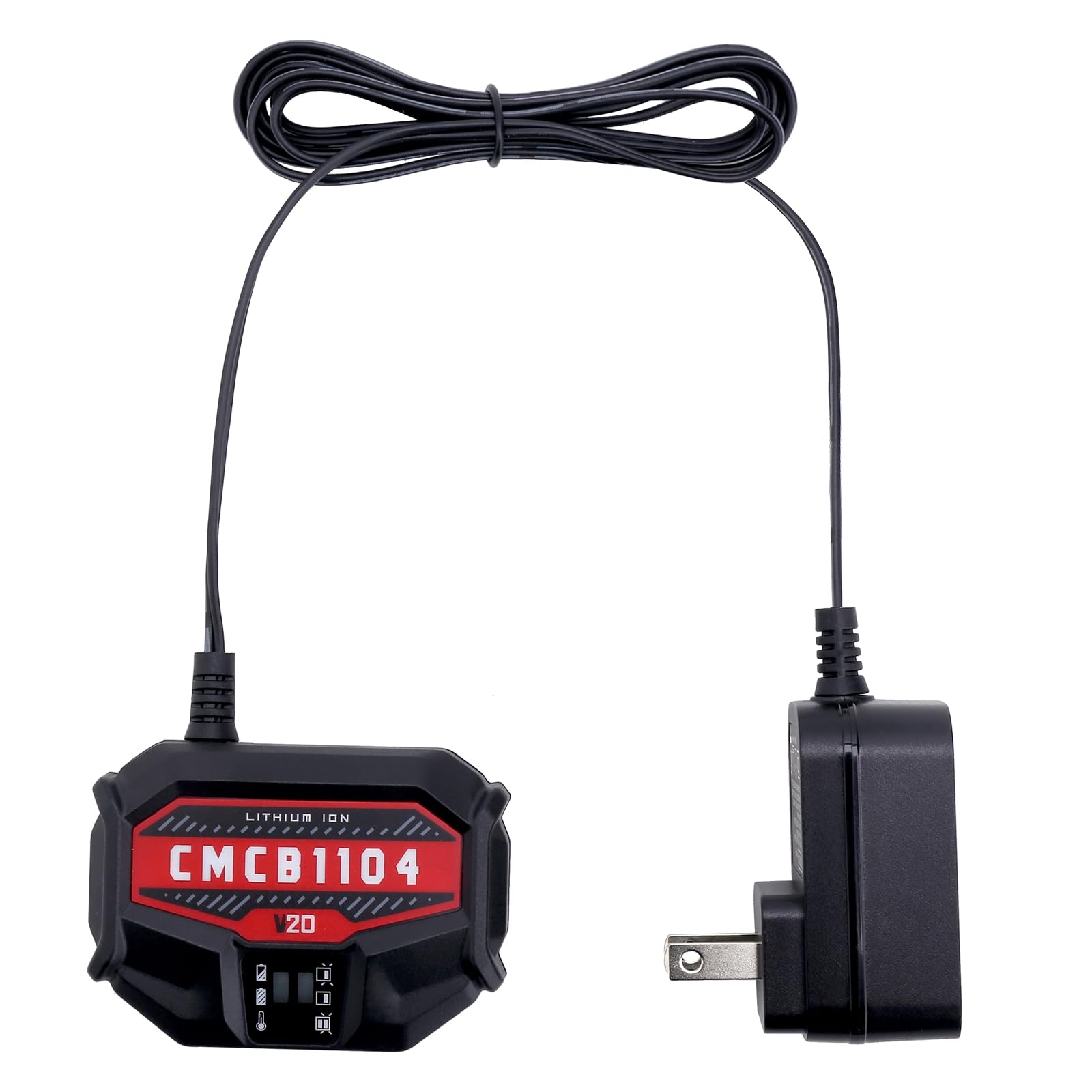 ELEFLY Compatible with Craftsman 20V Battery CMCB1104 Fast Charger, Compatible with Craftsman 20V Lithium Battery CMCB201 CMCB202 CMCB205 CMCB209 CMCB206 CMCB202-2