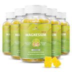 BeLive Magnesium Glycinate Gummies 200 mg - Sugar Free Supplement for Muscle Relaxation, Sleep Support, & Heart Health for Adults & Kids - Pineapple Flavor - 5 Pack, 300 Count