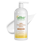 Alba Botanica Daily Moisturizing Lotion, Dry to Very Dry Skin, with Shea Butter and Coconut Oil, 32 Oz (Packaging May Vary)
