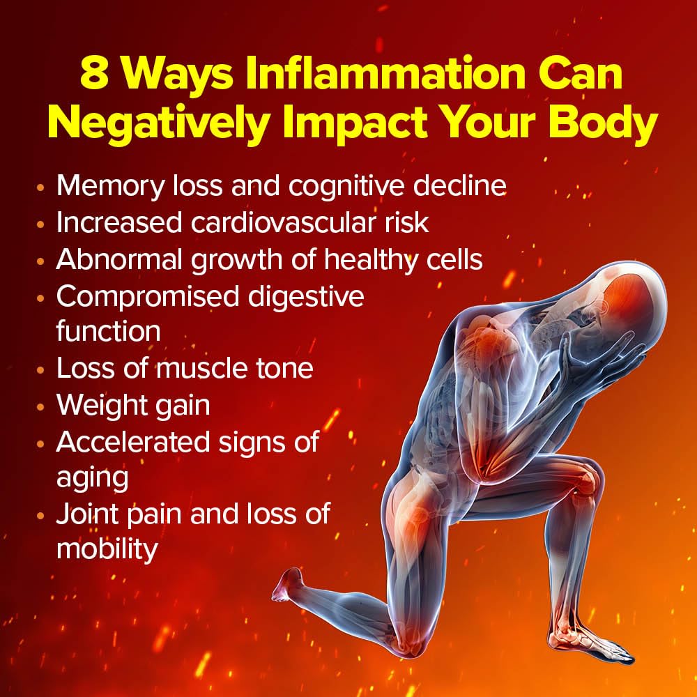 Cerule Cyactiv Natural Inflammation Supplement – Whole Body Balance and Cellular Protection Formula – Supports Stem Cell Health, Immune Function, Joint Comfort, Mobility, and Recovery – 60 Capsules