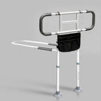 YEEGO DIRECT Bed Rails for Elderly Adults Safety, Adjustable Heights Bed Assist Rails for Seniors with Motion Light, Storage Pocket,Handle Handrails & Support Legs,Up to 400 Lbs Fit All Bed (Gray)