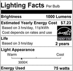 Vinaco Par30 Short Neck, 6pcs PAR30 75W 120V Light Bulbs, Dimmable. Premium Quality for Long Lasting Life, E26 Base, 3000K Warm White, par30 Flood Light Great for Accent Lighting, Tracking Lighting
