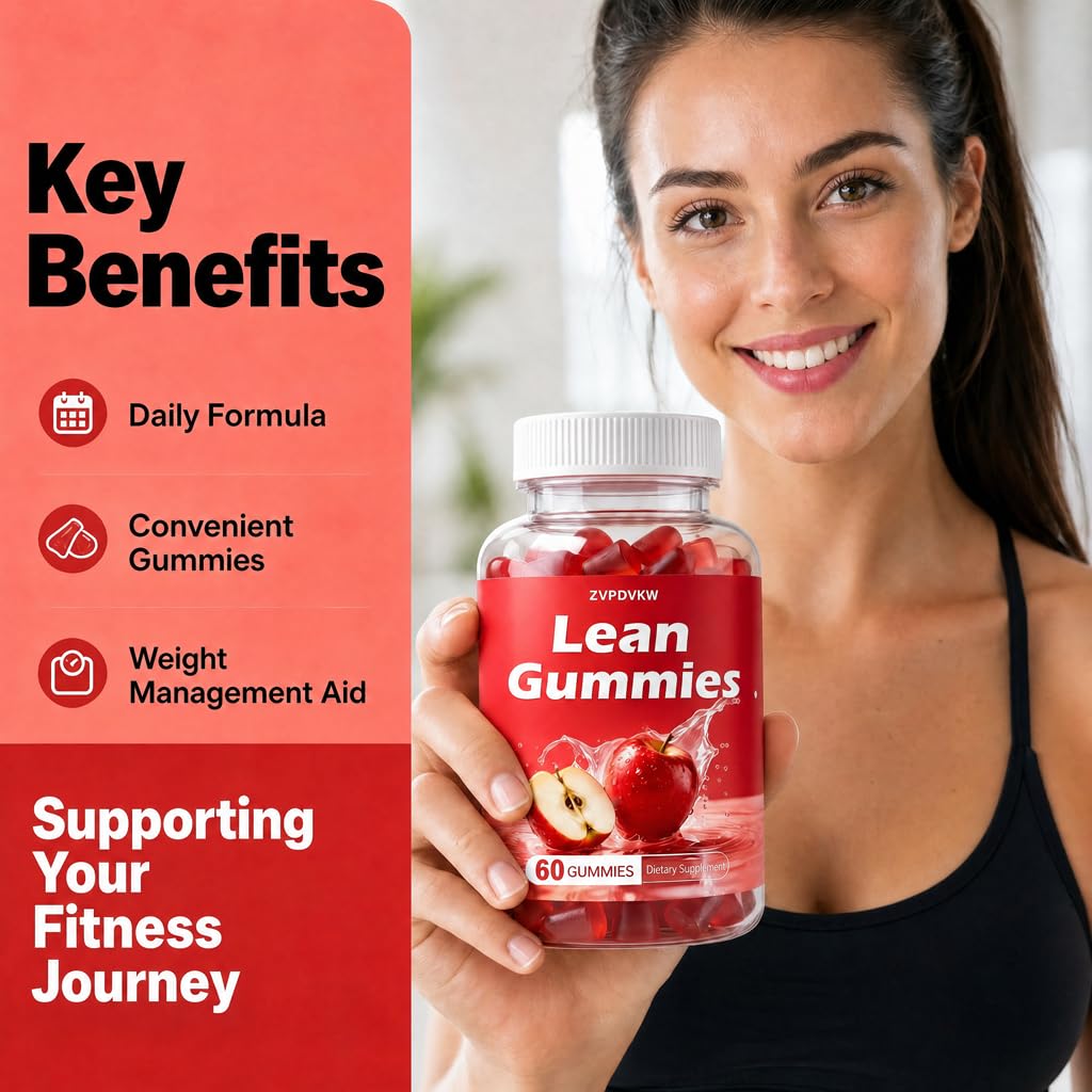 ZVPDVKW Jelly Multivitamin Lean Gummies, Daily Nutrition Support, 60 Count