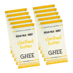 Indian Milk & Honey Original Grass Fed Classic Ghee Butter in Portable Packages, 0.5 oz (Classic Original Pack - 10)