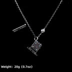 Mvaeizluex 2-Piece Anime Necklace & Ring Set for Cosplay Accessory, Fan Collectible Costume Jewelry