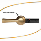 Korky 6094BP StrongARM Tank Lever, Universal to Fit Front Angled Side Left and Right Mount Toilets, Brushed Gold, Simple Style
