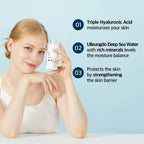 ROUND LAB 1025 Dokdo Lotion | Lock in moisture, Triple Hyaluronic Acid, Emulsion, Long lasting hydration, Calming Lotion for sensitive skin (6.76fl.oz)