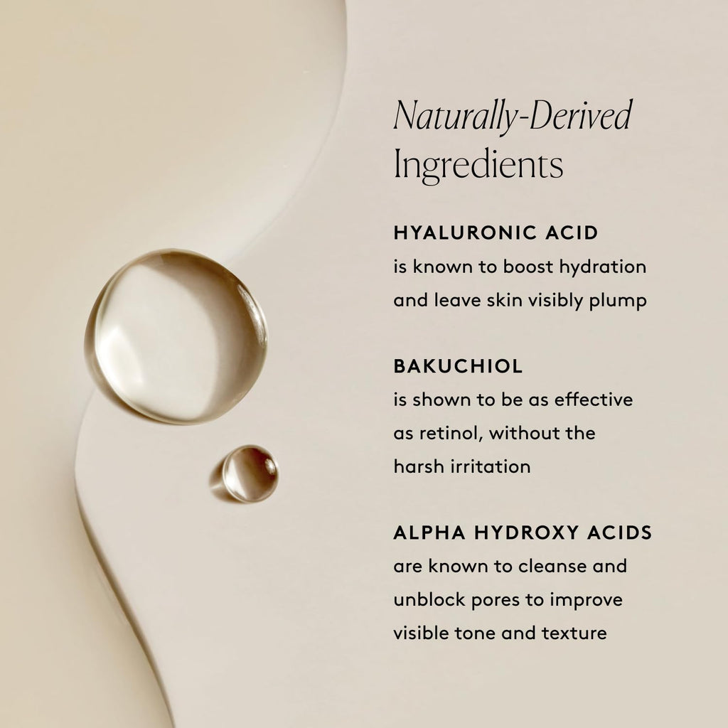 Naked & Thriving Wrinkle-Fighter Set, Includes Renew Resurfacing Night Serum (30 mL) & Illuminate C+ Serum (30 mL), Clinical Results, Dermatologist Loved, Hylauronic Acid & Bakuchiol (Set of 2)
