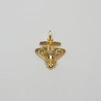 Real Metal Quimbaya Flyer Pin Real 24K GP Pre-Colombian Ancient Alien Artifact Lapel, Hat, Jacket or Backpack Pin