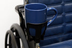 Nearly Universal OH - Wheelchair Cup Holder, Cup Holder for Electric Wheelchair and Mobility Scooter, Black