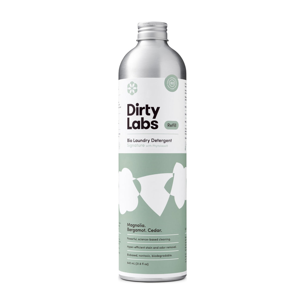 Dirty Labs | Signature | Bio Laundry Detergent | 80 Loads (21.6 fl oz)