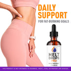 (5 Pack) Melt Drops Pro - Official Melt Drops Pro Pink Salt Premium Advanced Drop Formula Natural Support, MeltDrops Pro Supplement Vitamins Overall Health & Wellness Reviews, 5 Bottes for 5 Months