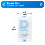 Dry & Dry 0.5(Half) Gram [20000 Packets] Silica Gel Packets Desiccants Silica Gel Packs - Rechargeable Moisture Absorbers for Food Storage, Electronics, 3D Filament & Safes