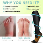 Copper Compression Socks 15-20 mmHg for Men & Women 8 Pairs – Circulation Support for Nurses, Travel, Running, Hiking, Soccer,Gift,Pregnant, Nurses(L/XL)