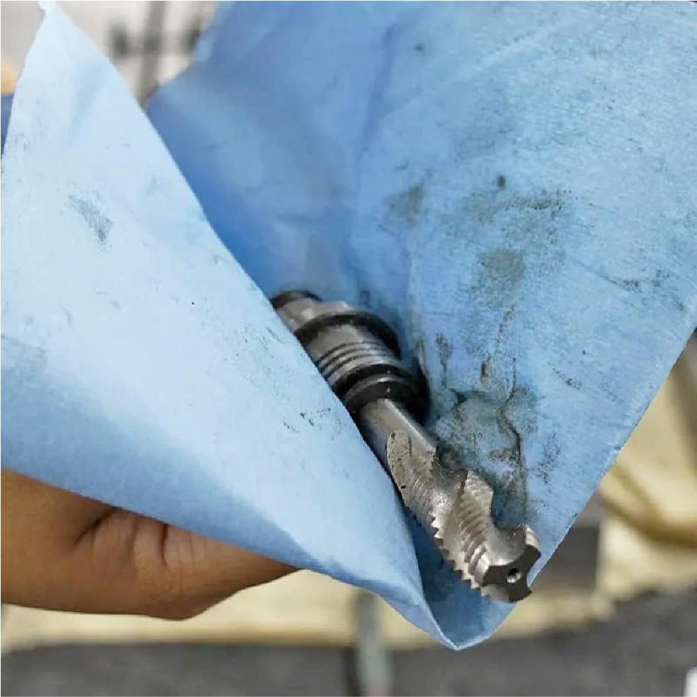 Prep Wipe Lint Free Cleaning Towels Pack of 100 Sheets 9" x 17" (BLUE)