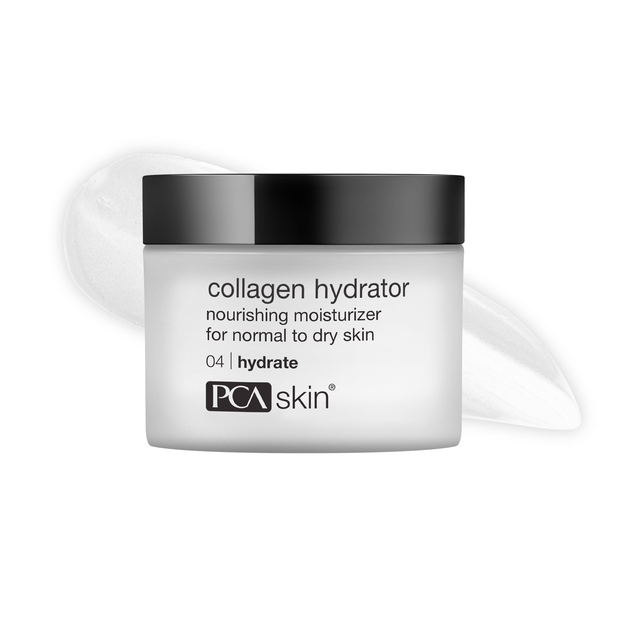 PCA SKIN Hydrating Collagen Cream for Face, Collagen Hydrator Night Cream, Hydrates and Firms Dry Mature Skin, Made with Shea Butter, Olive Fruit Oil, and Sweet Almond Fruit Extract, 1.7 oz Tub