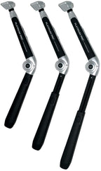 Platinum Pro by MANGROOMER New Back Shaver with 3 Shock Absorber Flex Heads, Power Hinge, Extreme Reach Handle & Bonus Case! (Generation 8.0), 4 Piece Set