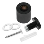 Luomorgo 24 Pcs 3/4" x 1" Stainless Steel Standoff Screws, Wall Sign Standoff Mounting Hardware Advertising Glass Standoff Nail for Hanging Acrylic Picture Frame, Black