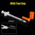 0.5ml/cc 30G 5/16 Inch , U-100 Syringes, Individual Package Pack of 30