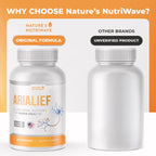 Nature’s NutriWave Arialief – Natural Supplement for Overall Wellness and Comfort – Made in USA, Non-GMO, Easy to Take, 30 Capsules, 6 Month Supply
