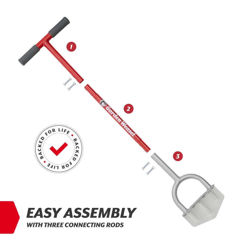 Garden Weasel Edger Chopper Lawn Tool for Garden Beds Sidewalks Patios