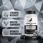 (3 Pack) Horse Gelatin Capsules - Official HorseGelatin Supplement Pills with Premium Ingredients, Advanced Formula Support for Overall Health & Wellness Reviews (180 Capsules)