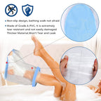 Sumifun Waterproof Foot Cast Covers for Shower Adult with Non-slip Padding Bottom, Watertight Ankle Cast Protector Keep Wounds Dry
