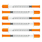 1ml 29G 5/16" (8mm) Syring, Pack of 25