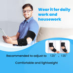 Cubital Tunnel Syndrome Elbow Brace, Ulnar Nerve Entrapment Splint, Elbow Immobilizer for Night Sleeping and Day Working, 4 Angles Adjustable, Fit Women & Men, Right & Left Arm - L/XL