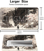 MTG Playmat Size 24x14in Free Storage Bags Non-Slip Backing, Ideal for Card Game Enthusiasts TCG Playmat (Shadow Dragon-Deck)