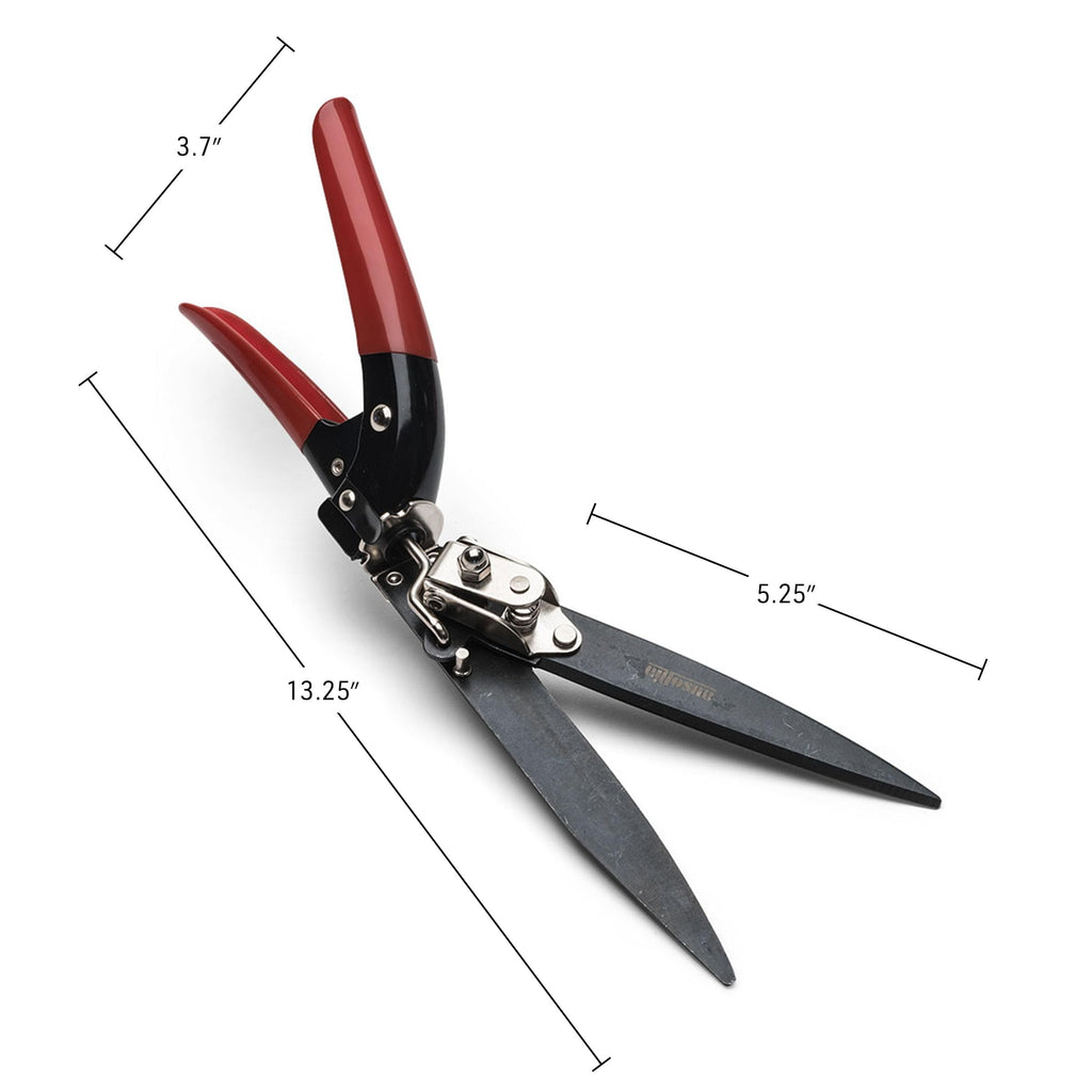 Kings County Tools Grass Shears - Garden Clippers with Rotating Handle