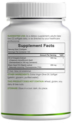 DEAL SUPPLEMENT Oil of Oregano Softgels with Black Seed Oil 300 Count – 30:1 Extract, Active Carvacrol & Thymoquinone – Antioxidant Immune Health Support – Plant Based, Non-GMO