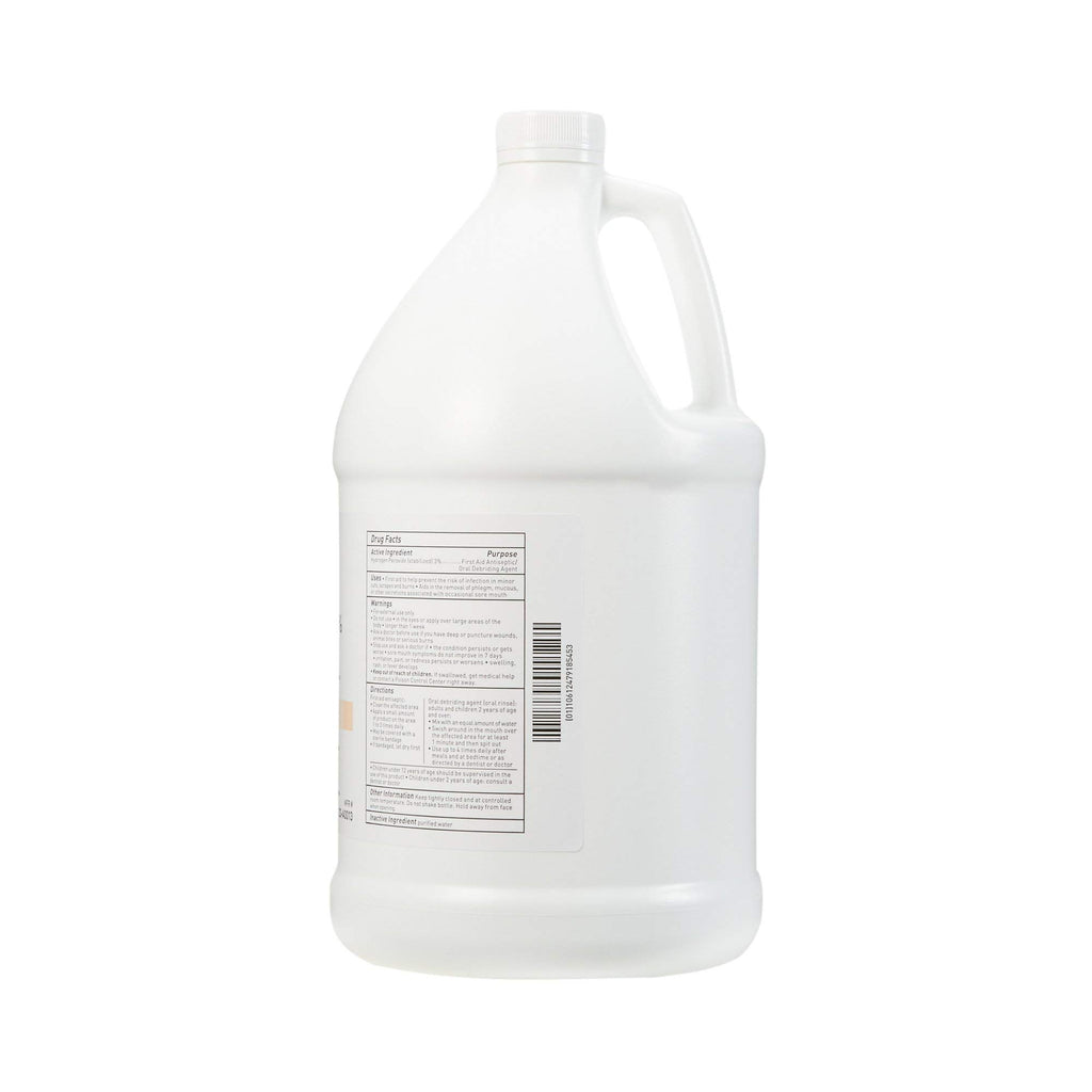 McKesson Hydrogen Peroxide 3%, 1 Gallon [Pack of 1] Topical Solution USP, First Aid Antiseptic, Oral Debriding Agent