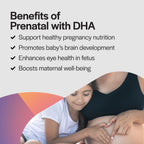 PureFormulas Prenatal Vitamins with DHA, Comprehensive Multi Vitamin & Mineral for Maternal Wellness and Baby's Healthy Development, Gluten-Free, Non-GMO, 30 Servings, 90 Softgels