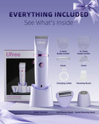 Ufree 3-in-1 Bikini Trimmer Electric Razors for Women, Gifts for Women