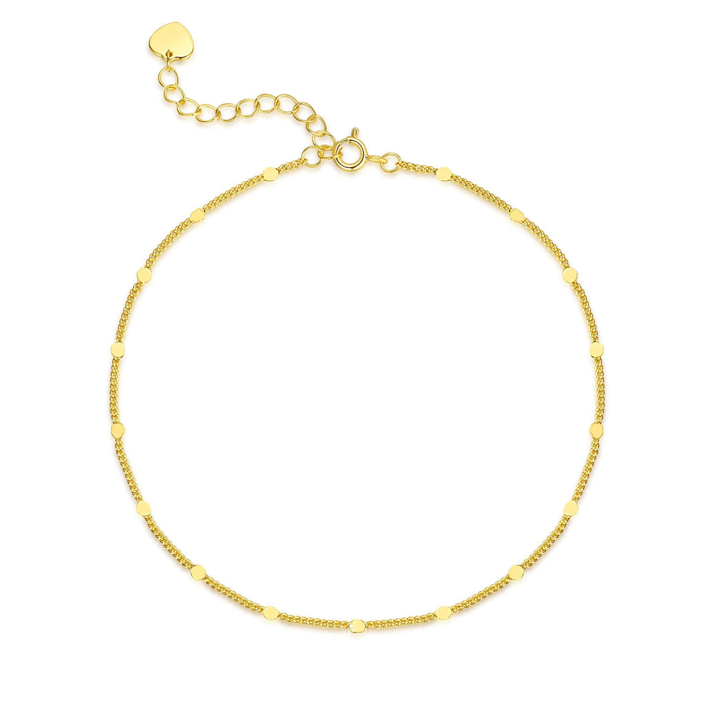 AOZELAN 14K Gold Anklets for Women Gold Ankle Bracelets for Women