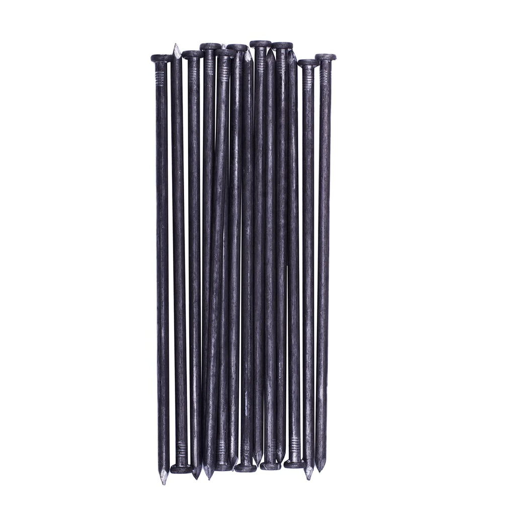 Metal Landscape Edging Anchoring Spikes, 50PCS 10 Inch Landscape Paver Edging Anchoring Spikes for Artificial Turf, Weed Barrier, Tent Spikes, Camping (50)