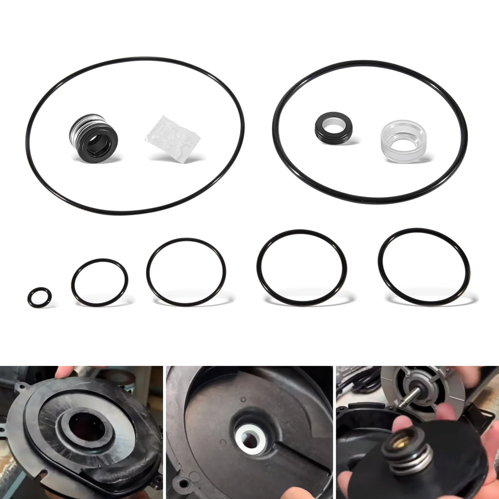 usvehj Replace for Hayward SP1580 Pump Seal Kit O-Ring Seal Gasket Rebuild Repair Kit Complete Pump Rebuild Repair Kit Fit for Hayward Power-Flo LX, SP1580 Series Pumps