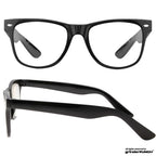 grinderPUNCH Blue Light Reading Glasses High Magnification Strong Reading Power Readers For Men Woman (Black, 1.5, x)