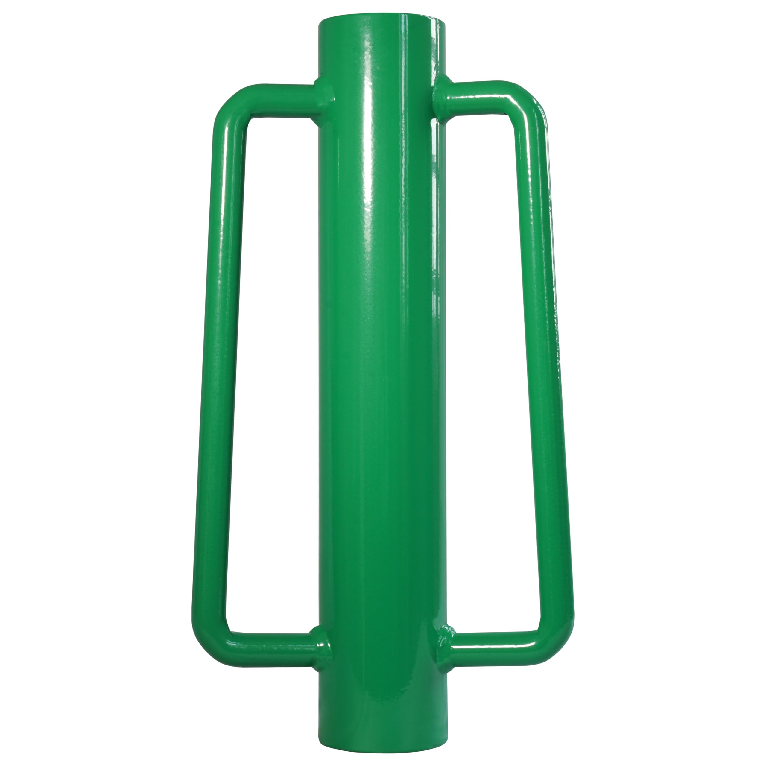 VASGOR Fence Post Driver, Heavy Duty Hand Post Pounder with Handle - Use for Metal U Posts, T Posts, Garden Fence (15 LBS)