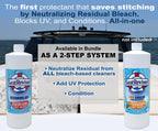 Seat Reviver Marine Mildew Stain Remover for Boat Seats, Vinyl & Plastic | Light Gel That Clings Longer | Fast-Acting | No Scrub | 32oz