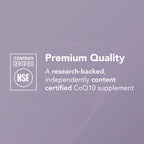 Theralogix NeoQ10 Coenzyme Q10 Supplement - Heart Health & Fertility Support - CoQ10 Fertility Supplement for Men & Women* - NSF Certified - 90 Softgels (90-Day Supply)