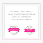 In Season Jewelry Solitaire Simulated Birthstone Kids Earrings - 925 Sterling Silver Hypoallergenic Earrings for Girls with Secure Screw Backs - Safe & Comfortable for Kids & Little Girls, Clear