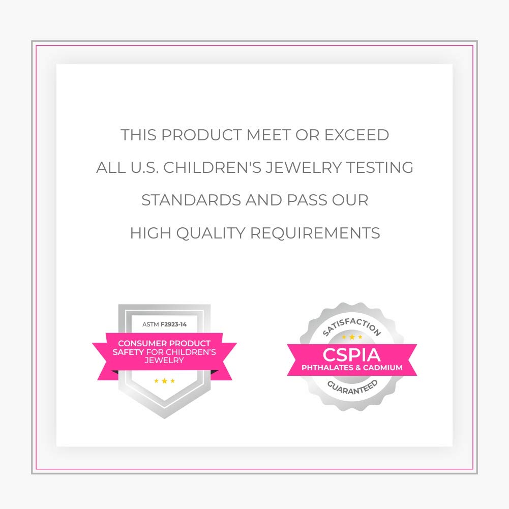 In Season Jewelry CZ Flower Kids Earrings - 925 Sterling Silver Hypoallergenic Earrings for Girls with Secure Screw Backs - Safe & Comfortable for Toddlers, Kids & Little Girls, Clear & Pink