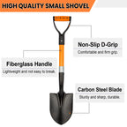 Small Garden Shovel Mini Kids Digging Shovel with Overall Length 28 inches Shovel for Digging, Beach Shovels. Gardening Tools with D-Handel
