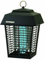 Flowtron Electric Bug Zapper 1/2 Acre Outdoor Insect Control with Dual Lure Method, 15W UV Light & Octenol Attractant for Fly & Mosquito, 5600V Kill Grid, Made in USA, UL Certified