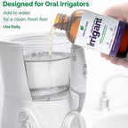 Under The Gums Irrigant Solution – Alcohol-Free, Vegan Herbal Solution for Water Flossers & Oral Irrigators – Supports Gum Health Naturally - (45 Day Supply) by Dental Herb Company