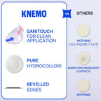 KNEMO Right Away Thincognito Invisible Spot Patch - Absorbing Hydrocolloid Pimple Patch for Face, Blemishes, Zits, Acne, Breakouts Spot Treatment for Skin Care, 2 Sizes (42 Count Pack of 2)