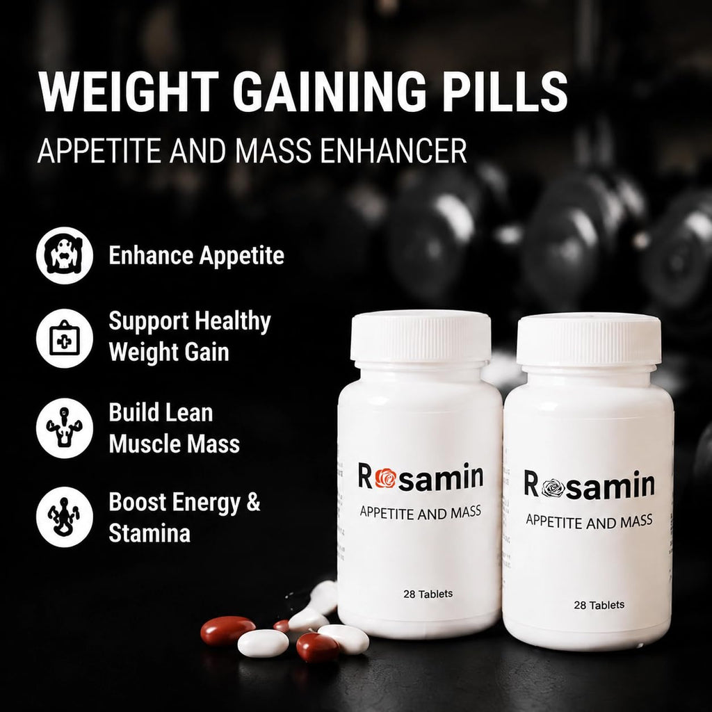 Rosamin Weight Gaining Pills (1Set(2Bottle))