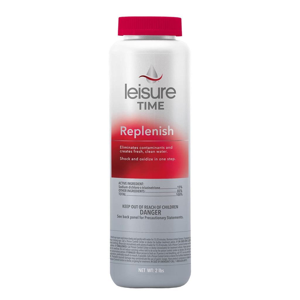 Leisure Time 45310A Spa Replenish Shock Oxidizer for Spas and Hot Tubs, 2 Pounds